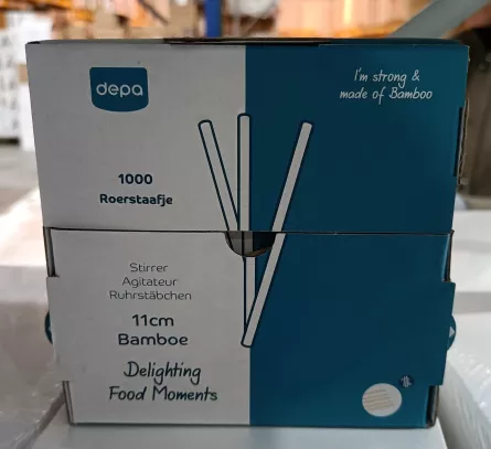 Spatules bambou - boite distributrice